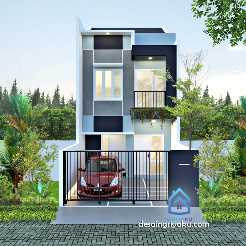 Portofolio Desain Rumah Lebar  meter karya Griyaku Studio