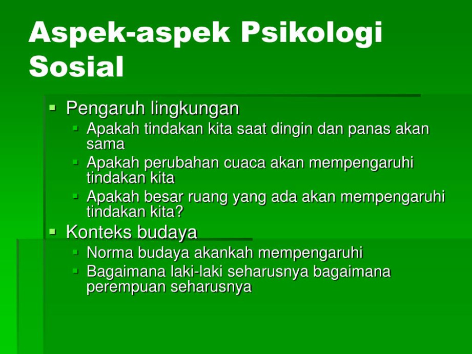 PPT - Pengantar Psikologi Sosial PowerPoint Presentation, free