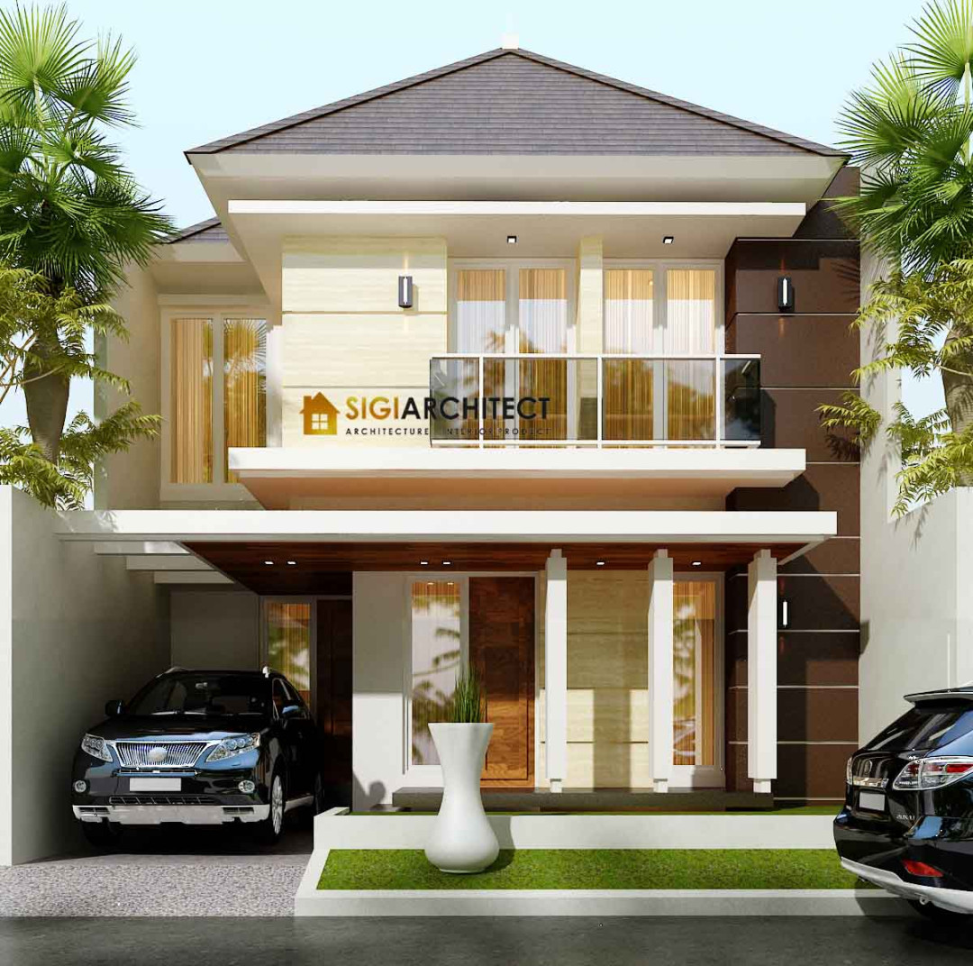 Rumah  Lantai 10 M Desain Mewah Minimalis Modern