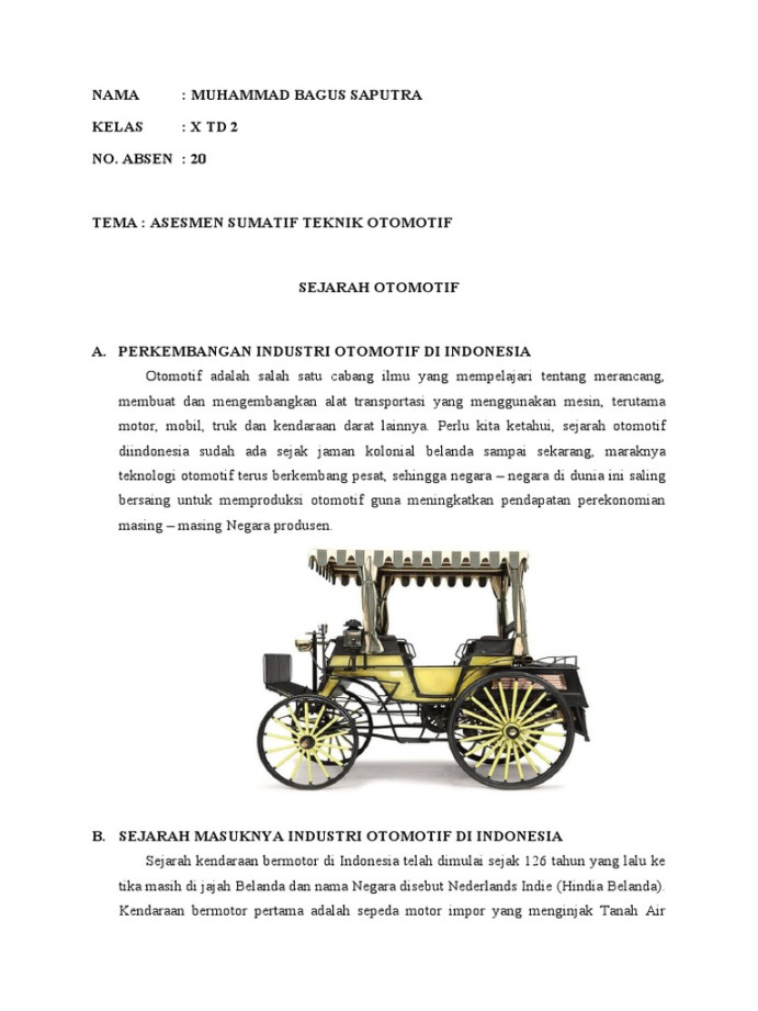 Sejarah Otomotif Wiskar  PDF