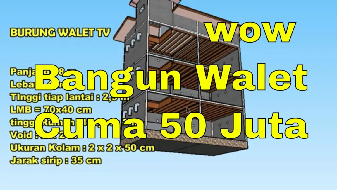 WOW !!  Jt BANGUN RUMAH WALET ?? INI DESAINNYA - YouTube