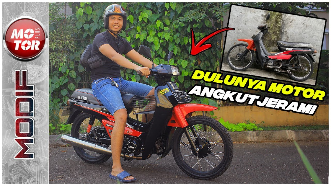 Yamaha Alfa II R , Restomod Bebek -Tak Usia Tahun Motor Plus Modif