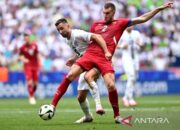 Gol dramatis Jovic paksa laga Slovenia vs Serbia berakhir imbang 1-1