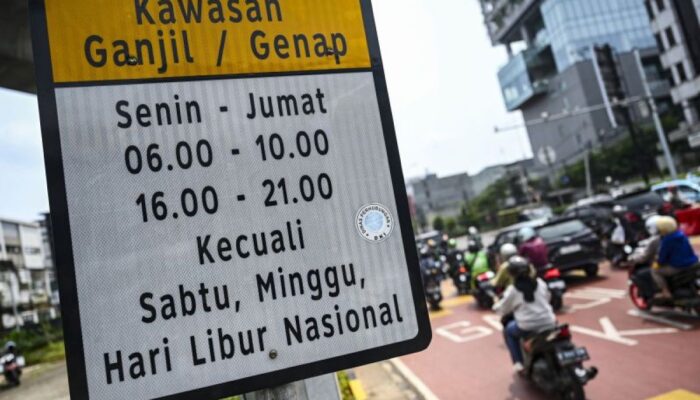 Daftar 26 ruas jalan pada DKI Jakarta yang mana berlaku ganjil genap