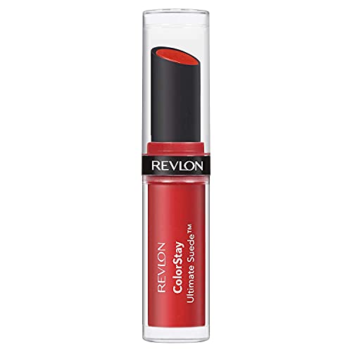 REVLON Lipstick, ColorStay Ultimate Suede Lipstick, High Impact Lip color with Moisturizing Creamy Formula, Infused with Vitamin E, 093 Chic, 0.09 Oz